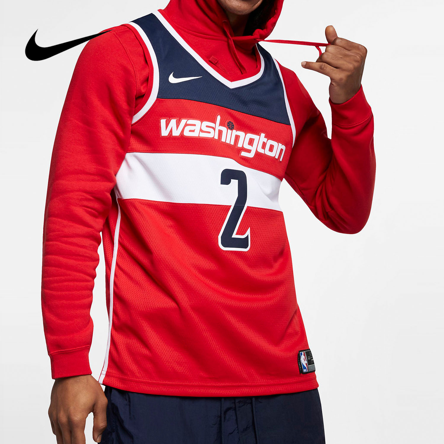 Nike/耐克正品华盛顿奇才队球衣男子休闲运动无袖T恤 864515