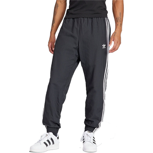 Adidas/阿迪达斯官方正品三叶草复古男士梭织束脚运动裤IT2501