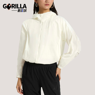 Adidas 阿迪达斯正品 FAV 宽松凉感运动外套KS2861 JKT2女士经典