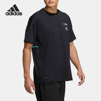 阿迪达斯男士运动短袖