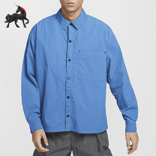 Nike/耐克男士梭织翻领长袖衬衫
