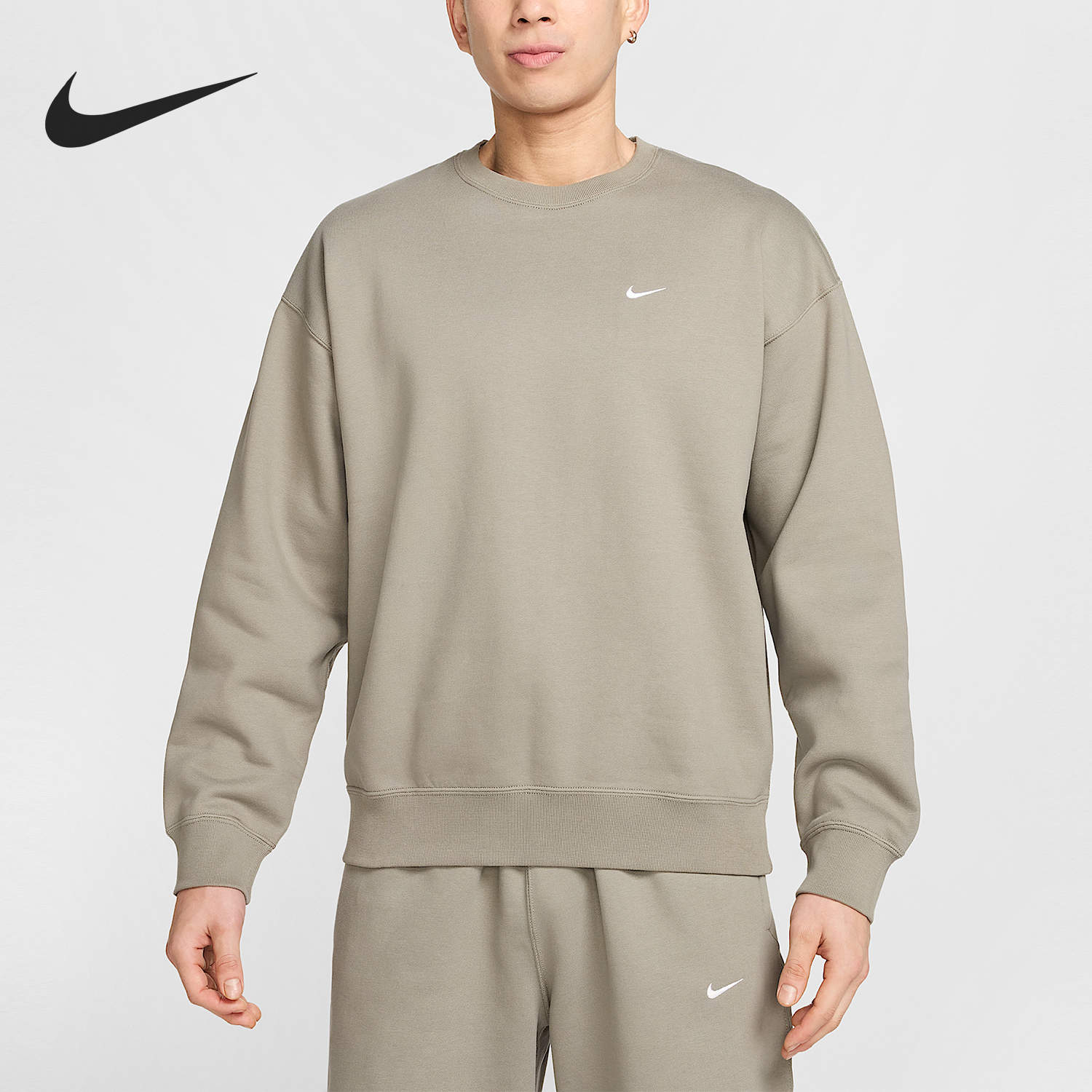 Nike/耐克正品春秋男士运动圆领套头长袖训练经典卫衣DX1362-320