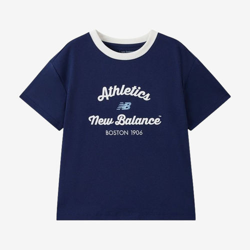 New Balance新百伦正品儿童印花撞色休闲运动帽子7EG21073-NV