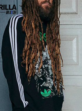 Adidas/阿迪达斯正品LONGLSEEVE KORN三叶草男士T恤IW7523