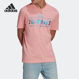 尤文图斯男子圆领足球运动短袖 T恤HG1245 阿迪达斯正品 Adidas