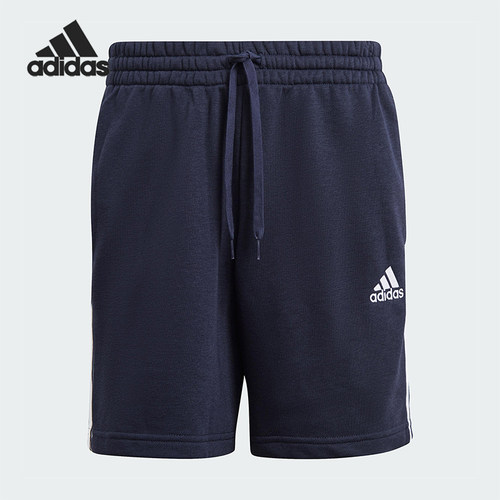 Adidas/阿迪达斯正品M 3S FT SHO男士印花经典运动休闲短裤GK9598