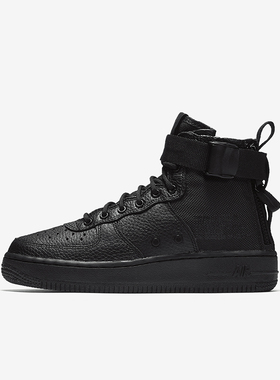 Nike/耐克正品SF AF1 MID GS女子大童高帮休闲鞋AJ0424-003