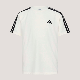 Adidas/阿迪达斯正品夏季儿童透气圆领日常运动轻盈短袖T恤KY8365