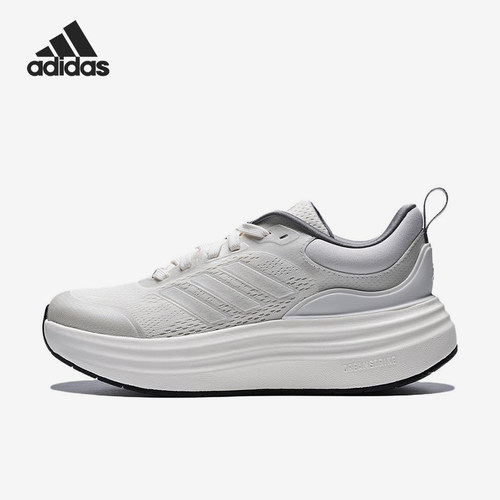 Adidas/阿迪达斯正品NORASHEL新款女白色经典厚底鞋跑步鞋JS4890