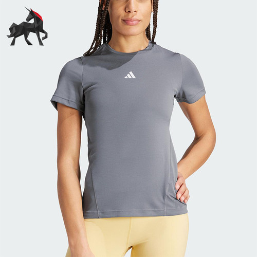 Adidas/阿迪达斯正品D4T HIIT SC T女士经典针织健身T恤IU1126