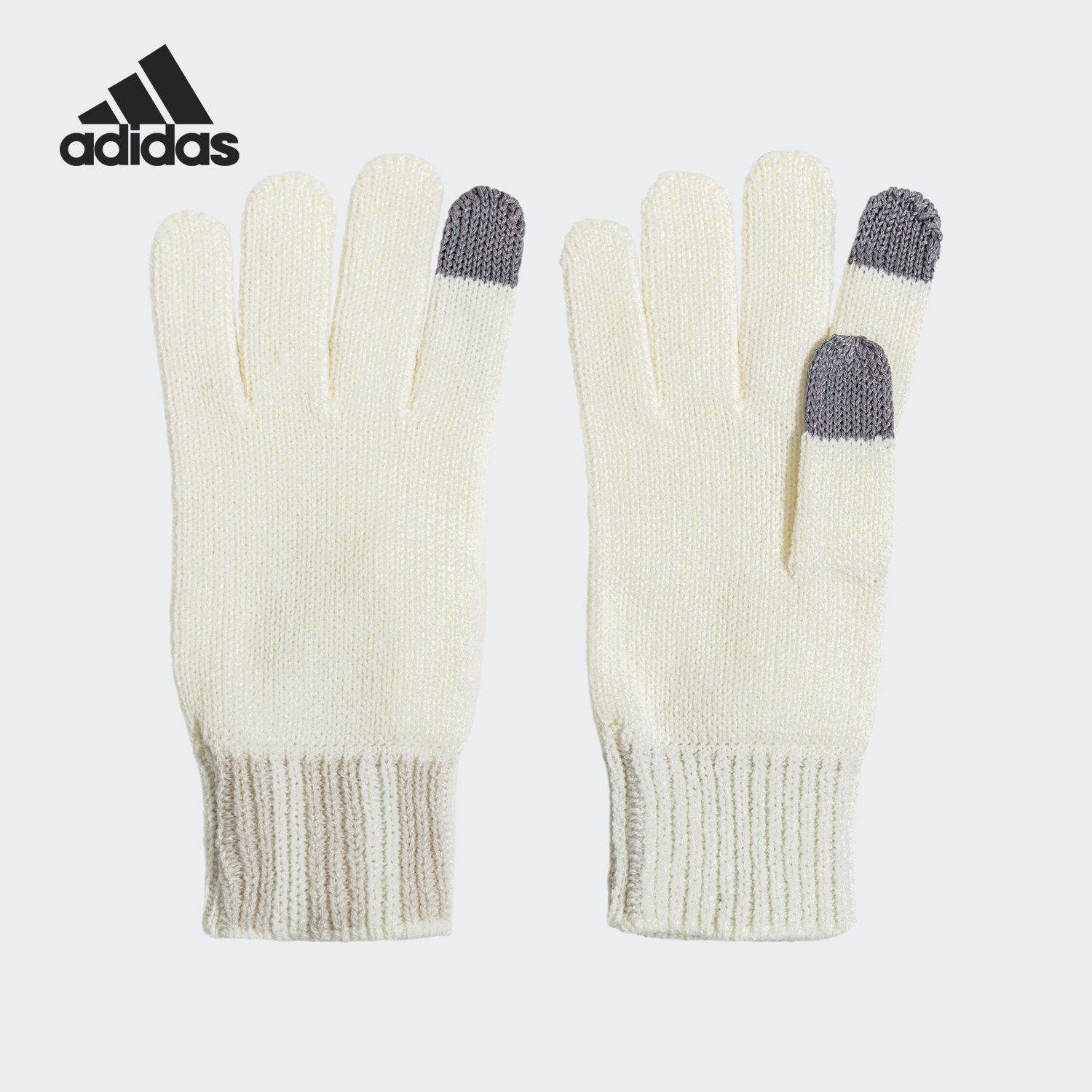 阿迪达斯男女保暖针织手套