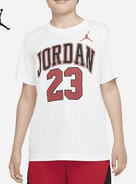 Nike/耐克正品JORDAN 当季新款大童休闲运动T恤 HA4950-101