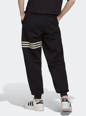 Adidas/阿迪达斯正品三叶草新款女子针织休闲运动长裤 HM1765