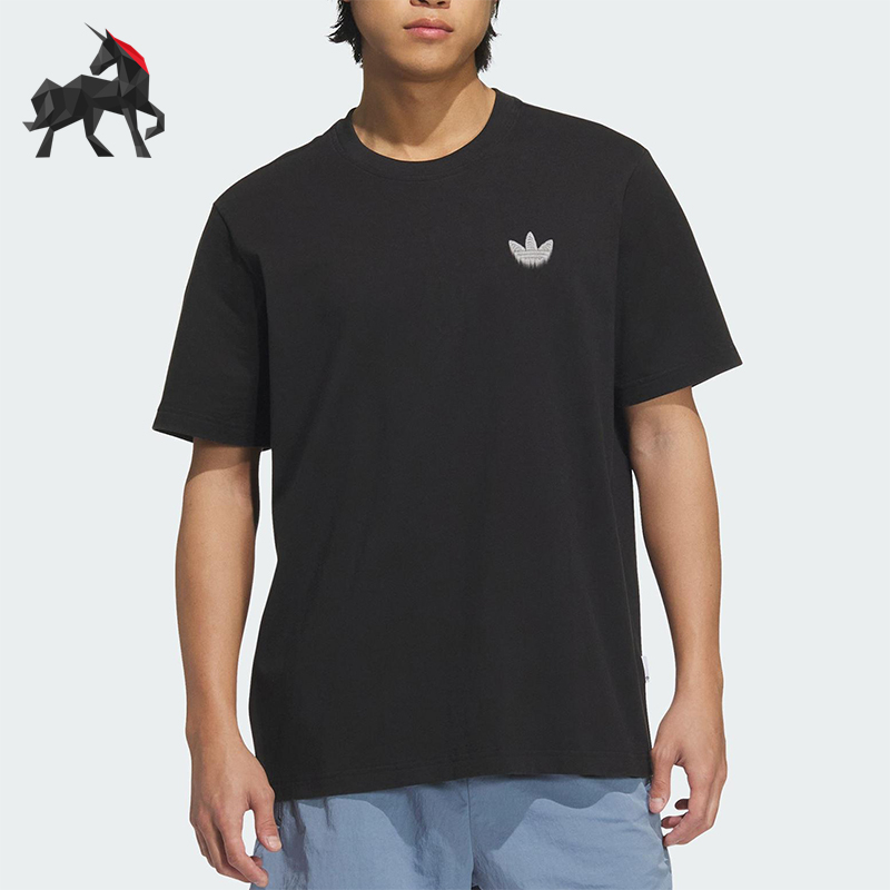 Adidas/阿迪达斯正品三叶草男士宽松针织经典运动休闲短袖KA2252