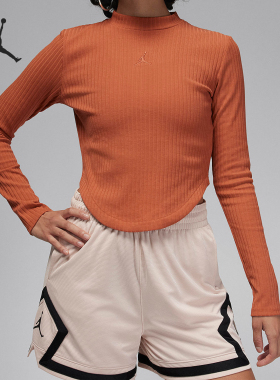Nike/耐克正品Air Jordan女士针织休闲运动长袖T恤FN5400-209