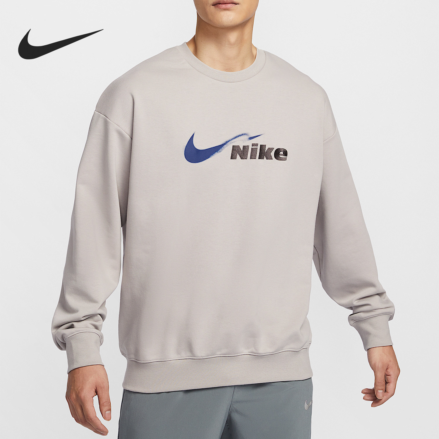 Nike/耐克官方正品春季新款男士跑步针织宽松圆领卫衣HV4880-009,运动服/休闲服装,运动卫衣/套头衫,淘宝优惠券,粉丝福利购,淘宝优惠卷