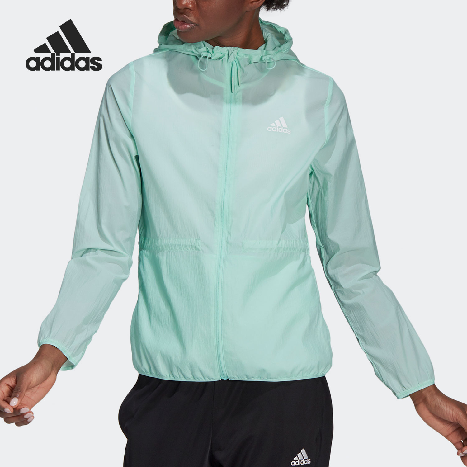 阿迪达斯女子运动夹克外套