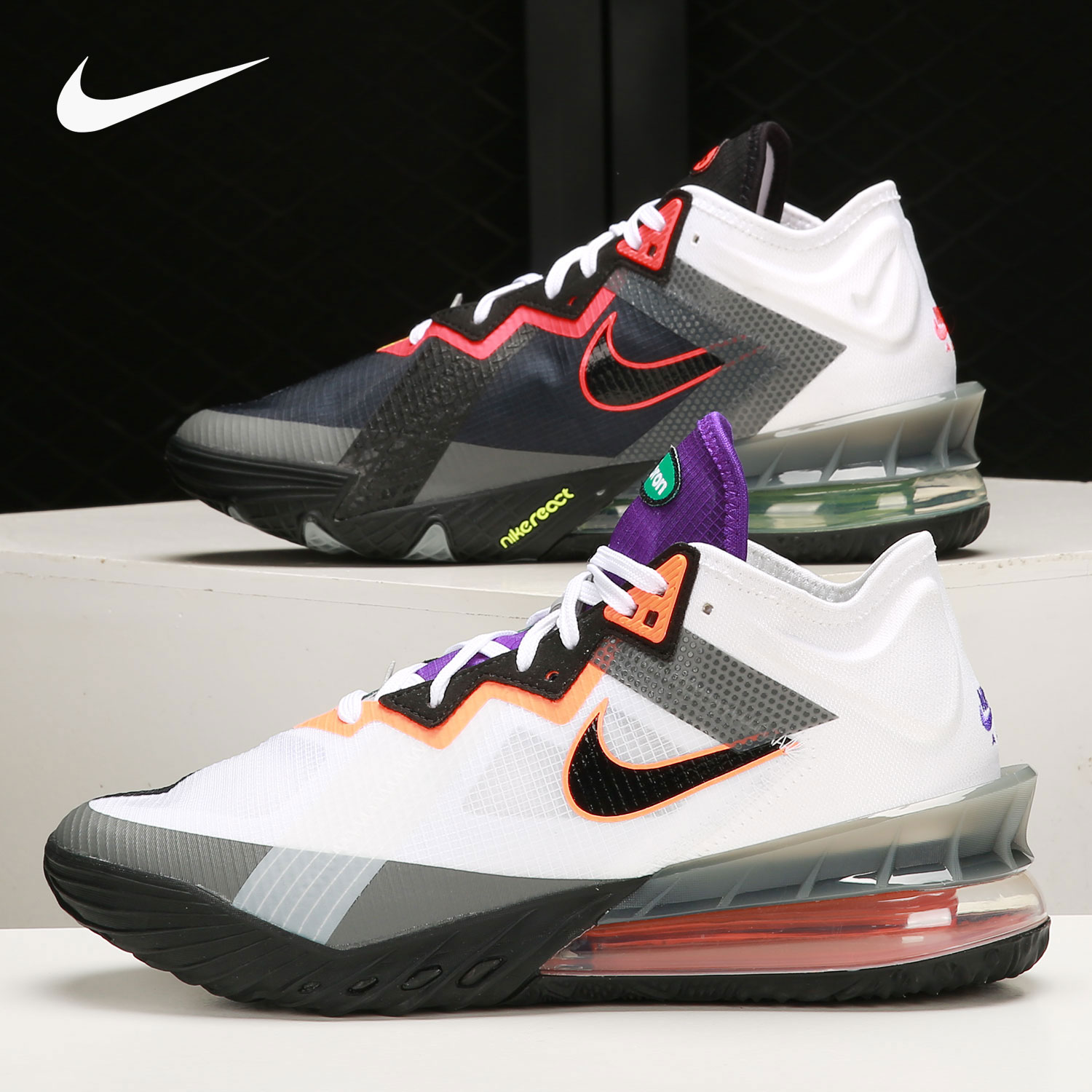 Nike/耐克正品新款低帮系带男女气垫运动训练篮球鞋 CV7564-100