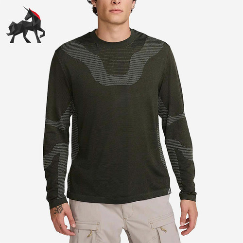 Nike/耐克正品男士运动亲肤柔软透气合身长袖T恤FV8906-355