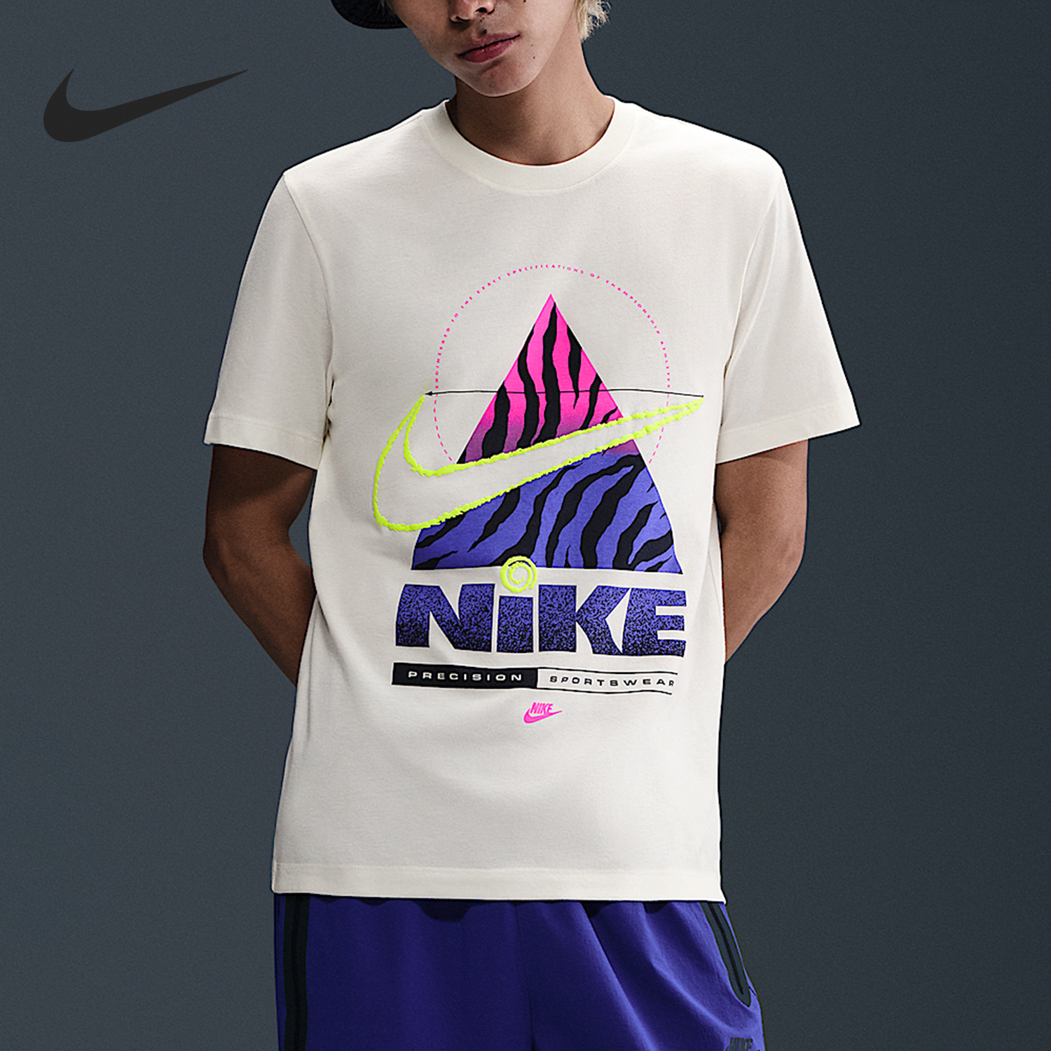 耐克男士圆领休闲运动耐穿短袖