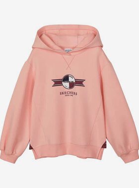 Skechers/斯凯奇正品夏季新款女童休闲透气卫衣 L321G040