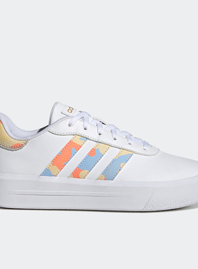 Adidas/阿迪达斯正品Court Platform女子耐磨运动板鞋H06298