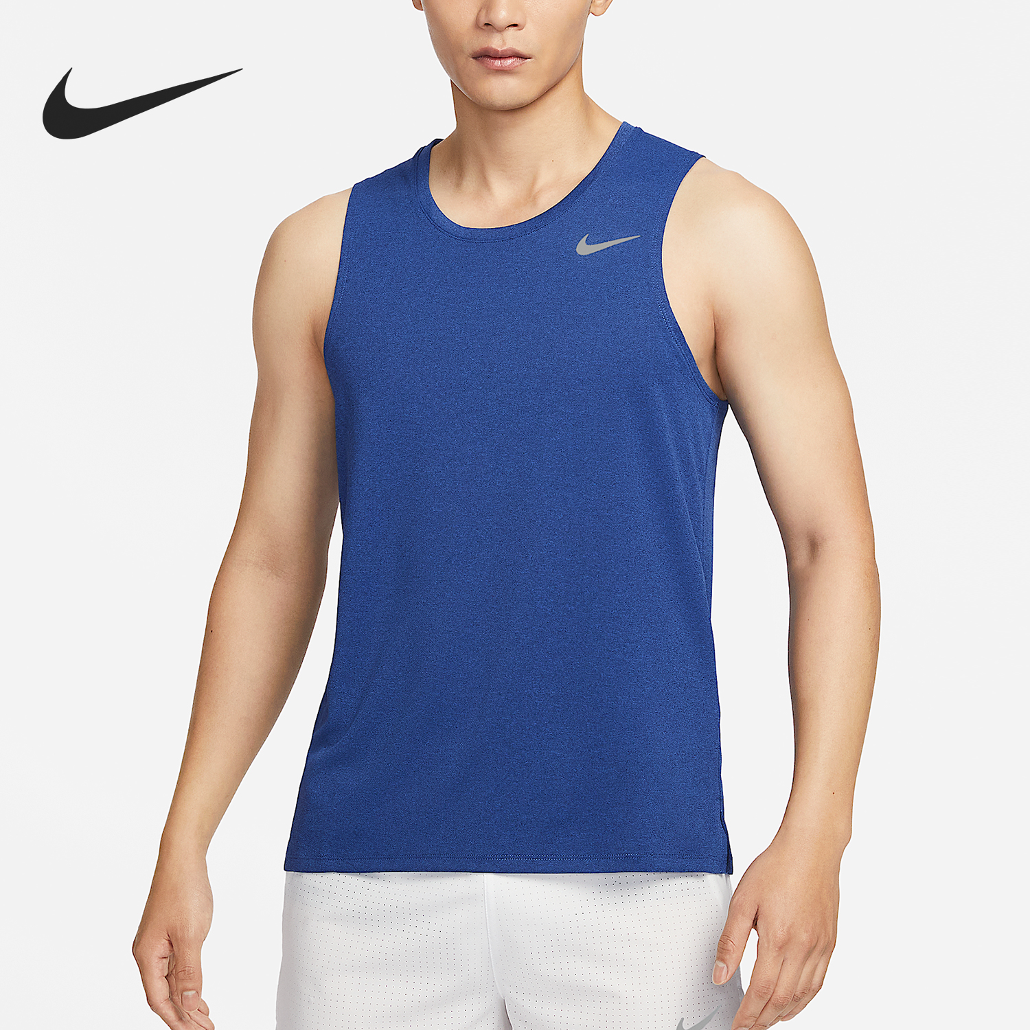 耐克男士运动跑步无袖背心T恤