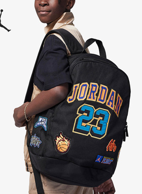 Nike/耐克正品JORDAN男女运动书包休闲双肩背包FV4558-010