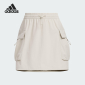 阿迪达斯正品 梭织工装 夏季 女士时尚 宽松半身裙KC3774 款 Adidas