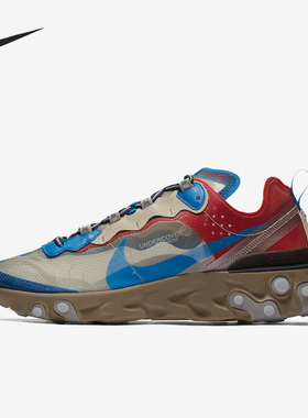 Nike/耐克官方正品React Element 87男子耐磨跑步鞋BQ2718-200