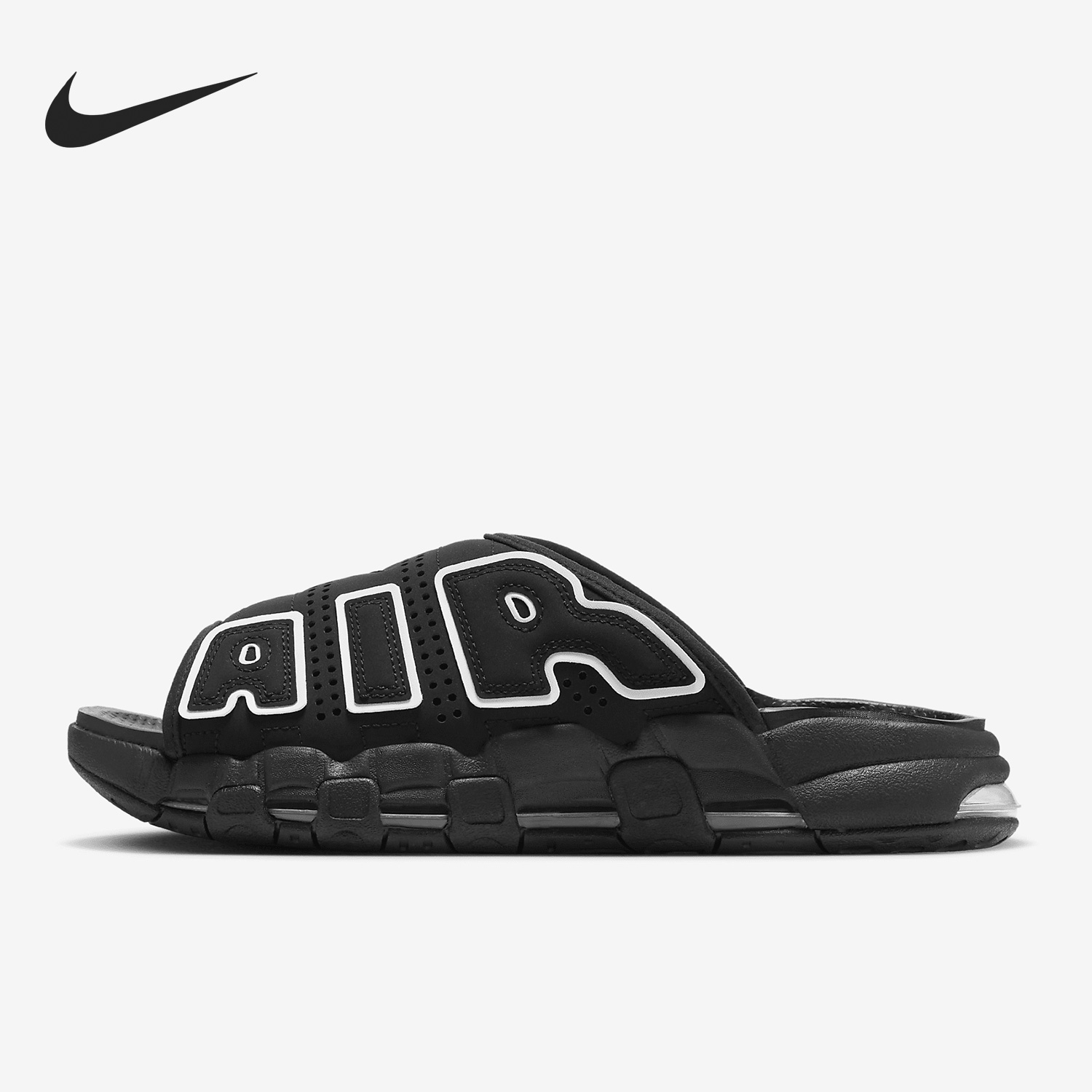Nike/耐克官方正品AIR MORE UPTEMPO夏季男女运动拖鞋 DV2132-001