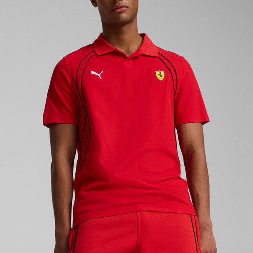 Puma/彪马正品法拉利赛车系列男士舒适透气运动短袖POLO衫