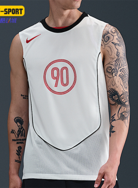 Nike/耐克正品Dri-FIT男士透气足球训练无袖运动背心HV1181-133