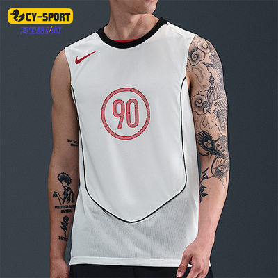 Nike/耐克正品Dri-FIT男士透气足球训练无袖运动背心HV1181-133