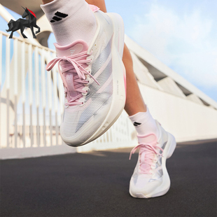 款 Adidas 阿迪达斯正品 2026春季 JQ9667 女士训练耐磨减震跑步鞋