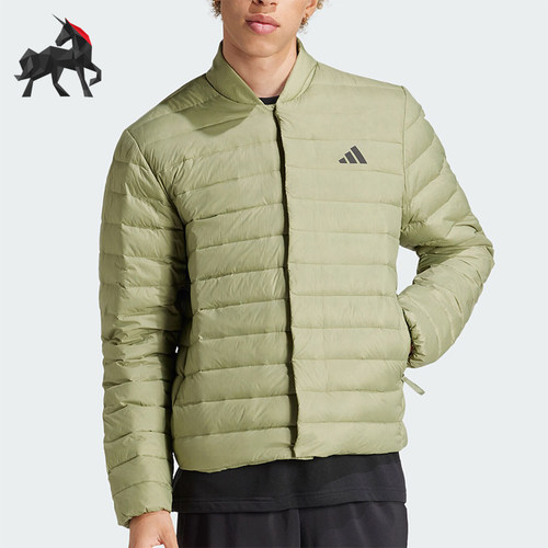 阿迪达斯男士保暖运动休闲羽绒服