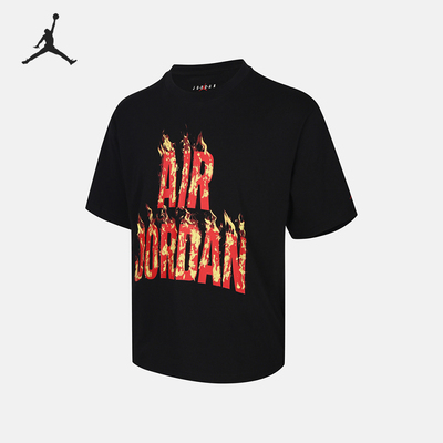 耐克男士圆领套头印花休闲短袖