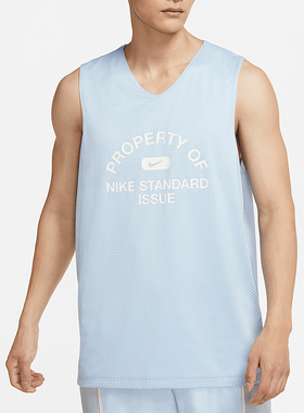 Nike/耐克正品夏季新款男士篮球透气无袖背心T恤DA3029-440