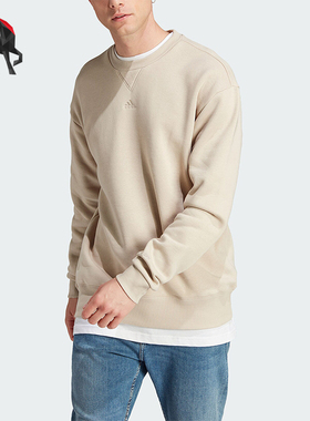 Adidas/阿迪达斯正品冬季男子加绒保暖圆领卫衣IP8351