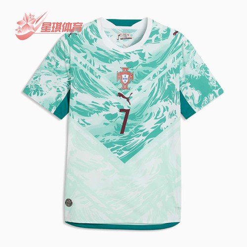Puma/彪马正品夏季男士运动吸湿排汗套头足球短袖T恤788145-77