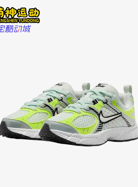 Nike/耐克正品V5RNR新款儿童白黄色校园低帮经典跑步鞋HQ6412-301