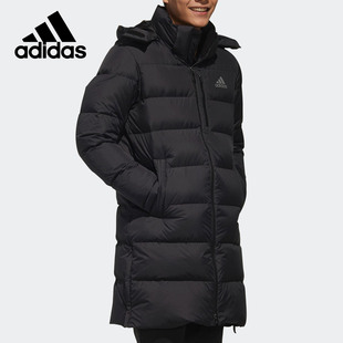 Adidas/阿迪达斯正品冬季男子中长款连帽户外羽绒服CK0973