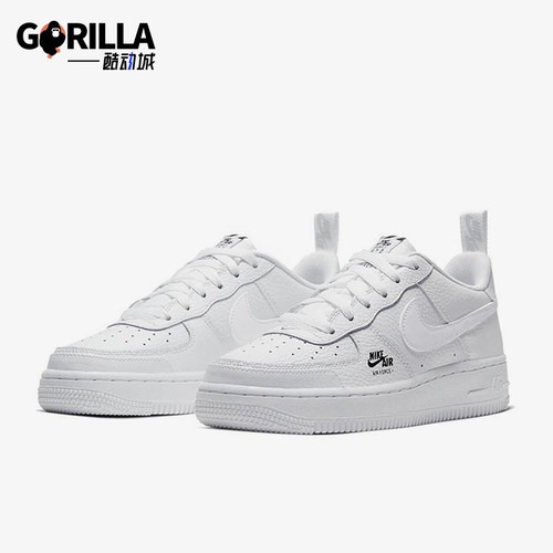 Nike/耐克正品Air Force 1男女防滑耐磨低帮板鞋CV9604-100