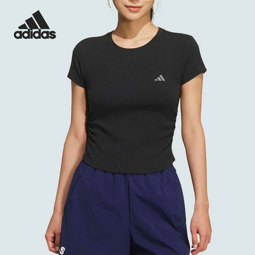 Adidas/阿迪达斯正品圆领套头短款短袖T恤经典新款短袖T恤KH2653
