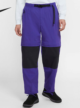 Nike/耐克正品当季新款男子ACG机能可拆卸休闲针织束脚长裤CK6865