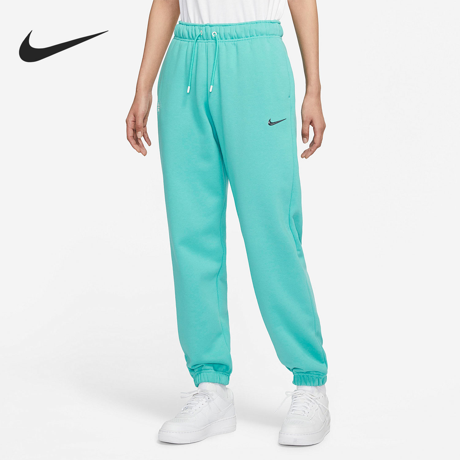 Nike/耐克官方正品冬季女子加绒针织舒适休闲运动长裤 DQ5369-392