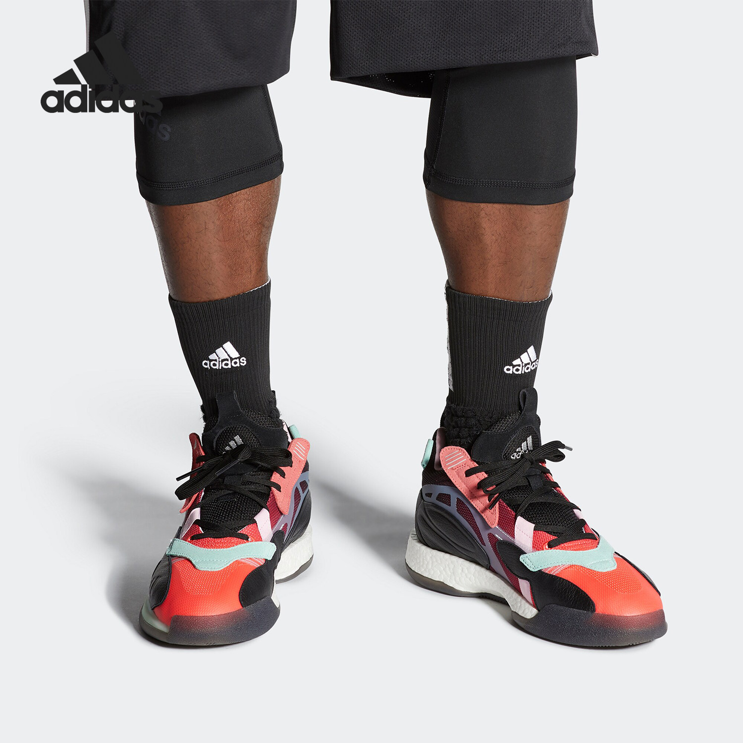 Adidas/阿迪达斯正品2019新款ZoneBoost男子休闲运动篮球鞋EG5764