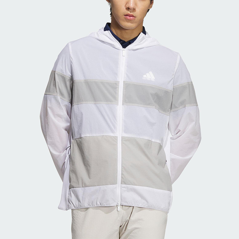 Adidas/阿迪达斯正品3ST WIND JK男士高尔夫经典运动外套JE7129