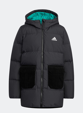 Adidas/阿迪达斯正品JK   LL DOWN保暖儿童款运动羽绒服 HM9666
