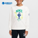 耐克正品 休闲小童印花圆领时尚 长袖 Nike 套头卫衣百搭HV5268 133